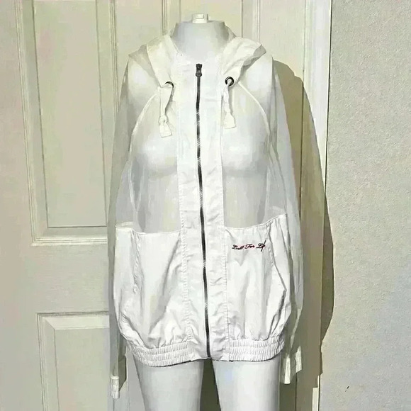 Lana Del Rey Lust For Life Tour Jacket Zip Hoodie Mesh Coachella Large Womens - Picture 1 of 11